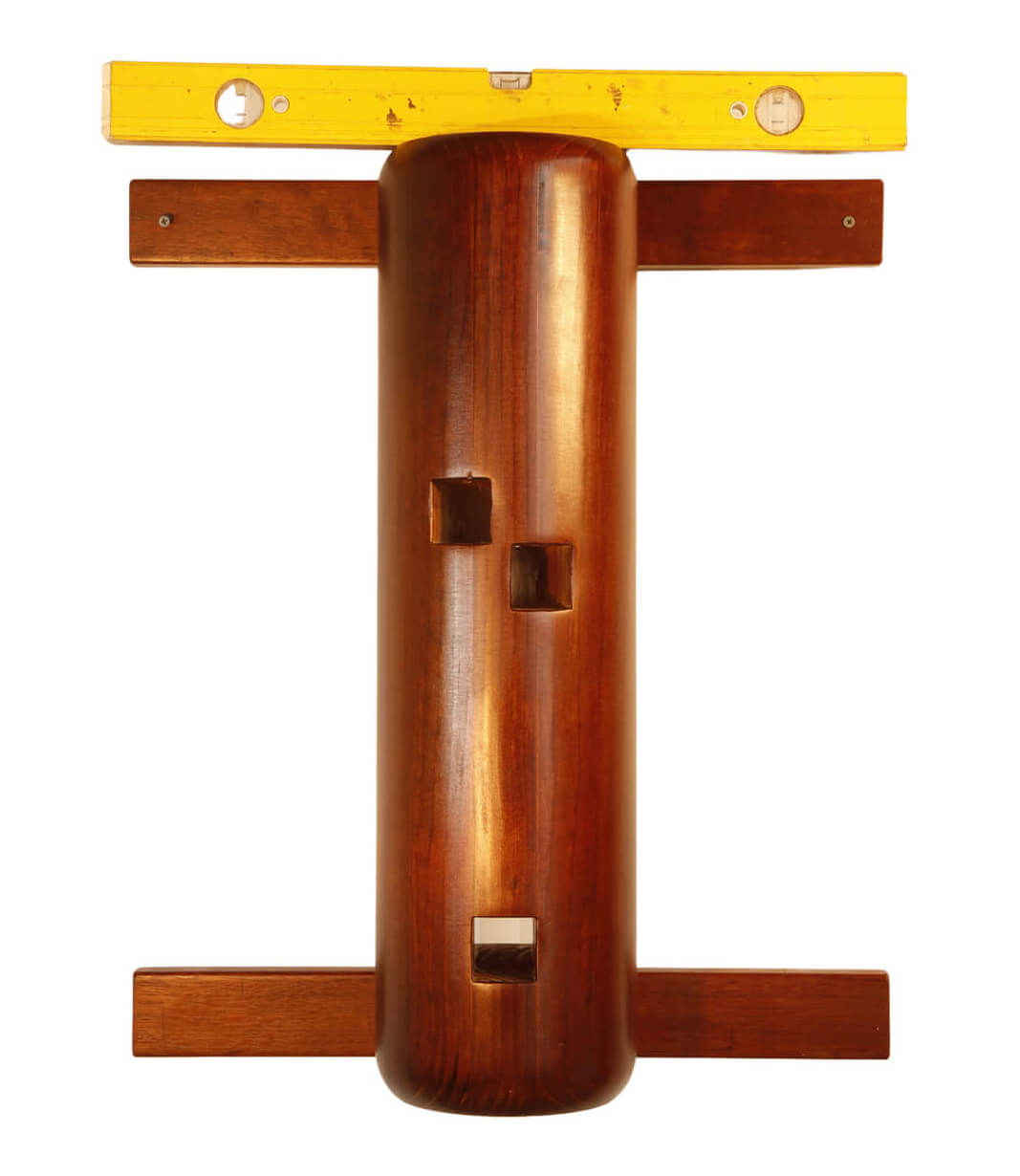 Levelling Half Wooden Wall Mounted Kung Fu Dummy